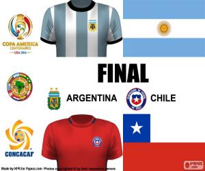 yapboz ARG-CHI final Copa America 2016